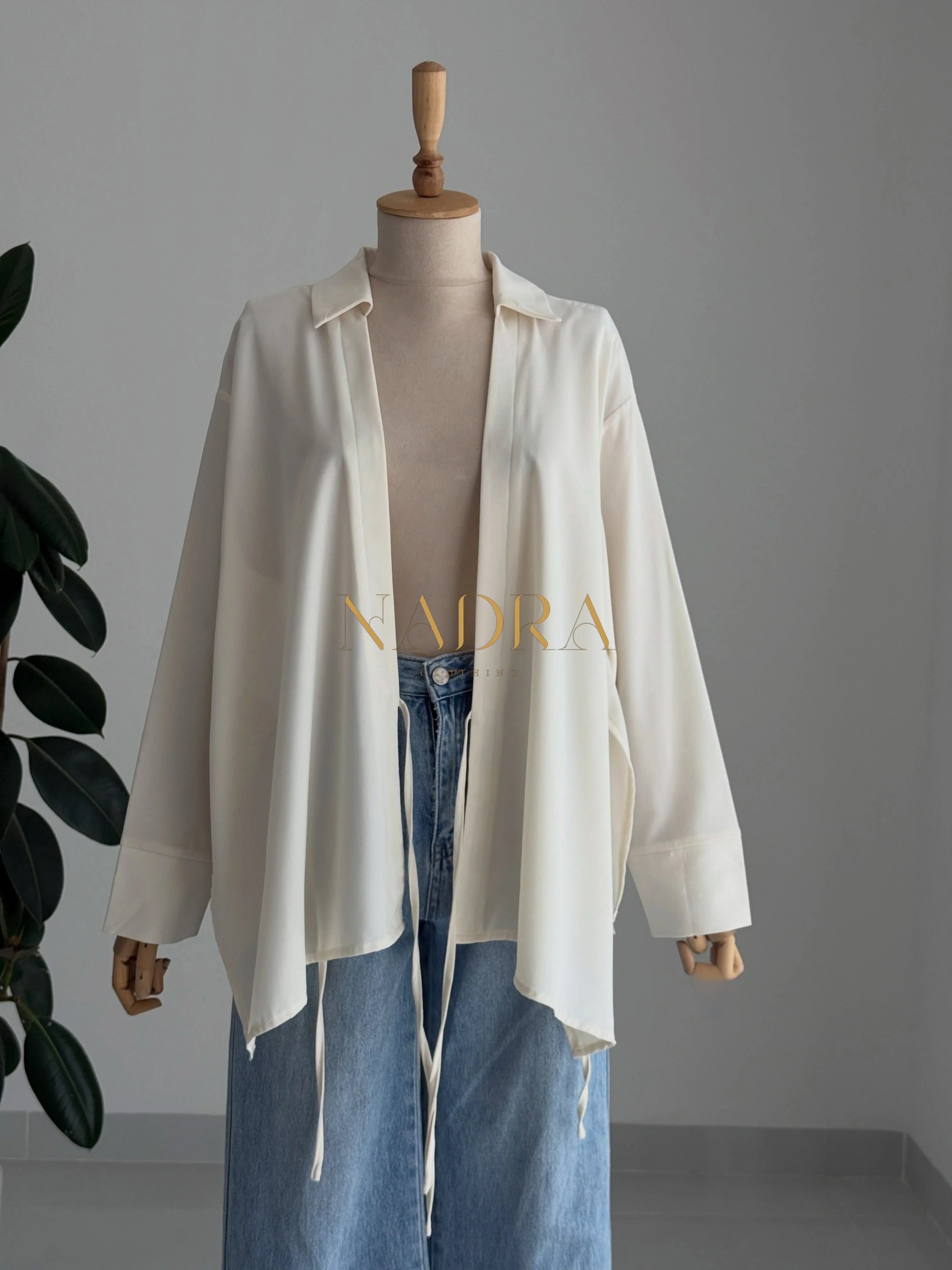 Signature Wrap Blouse
